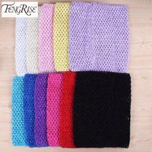 FENGRISE 20X23cm Tutu Crochet Tops Chest Wrap Tube DIY Tulle Spool Apparel Sewing Knitted Fabric Birthday Gifts Tulle Skirt